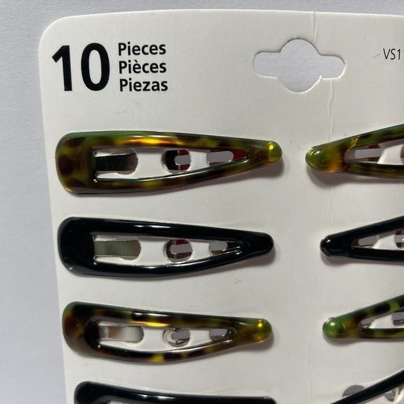 Vidal Sassoon 1.5" Hair Clip Barrettes Black Brown - Picture 3 of 14